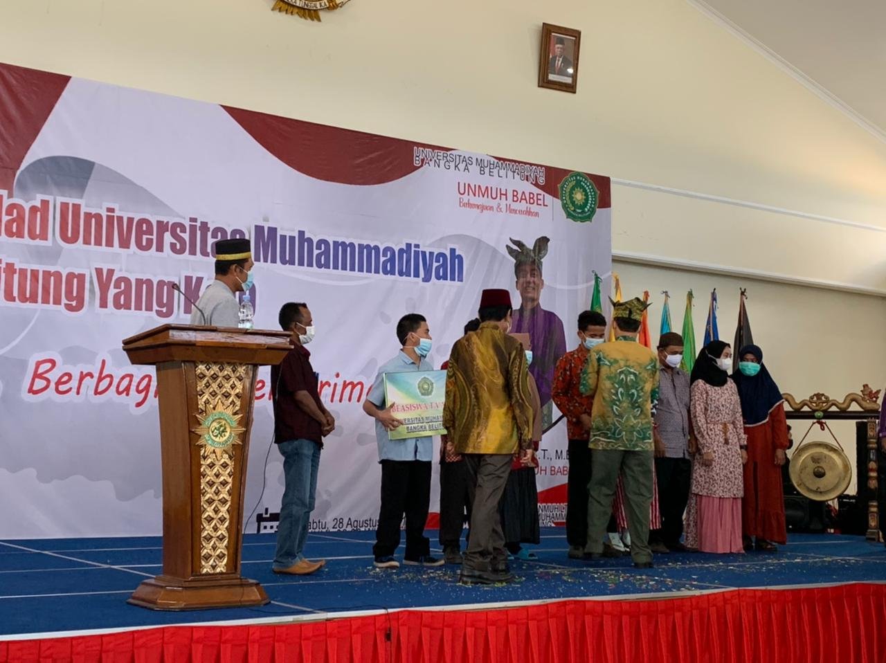 Kasiter Kasrem 045/Gaya hadiri Milad ke 10 Universitas Muhammadiyah Bangka Belitung